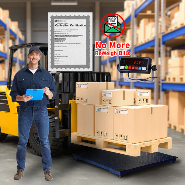 Floor Scale with Cloud Software 10000x1lb 48"x48" Increase Your Working Efficiency by 20%-45%