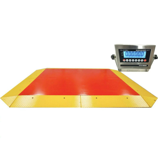 Prime Scale PS-960 Heavy Duty Ultra low Cargo Pancake Scale with Capacity of 20,000 lbs x 10 lb