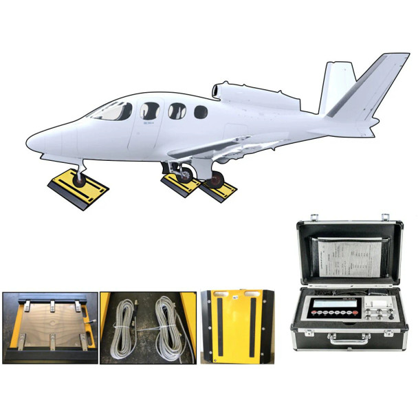 Prime Scale PS-AIR-928 Air Plane Weigh Pad System with Capacity of 75,000 lbs!